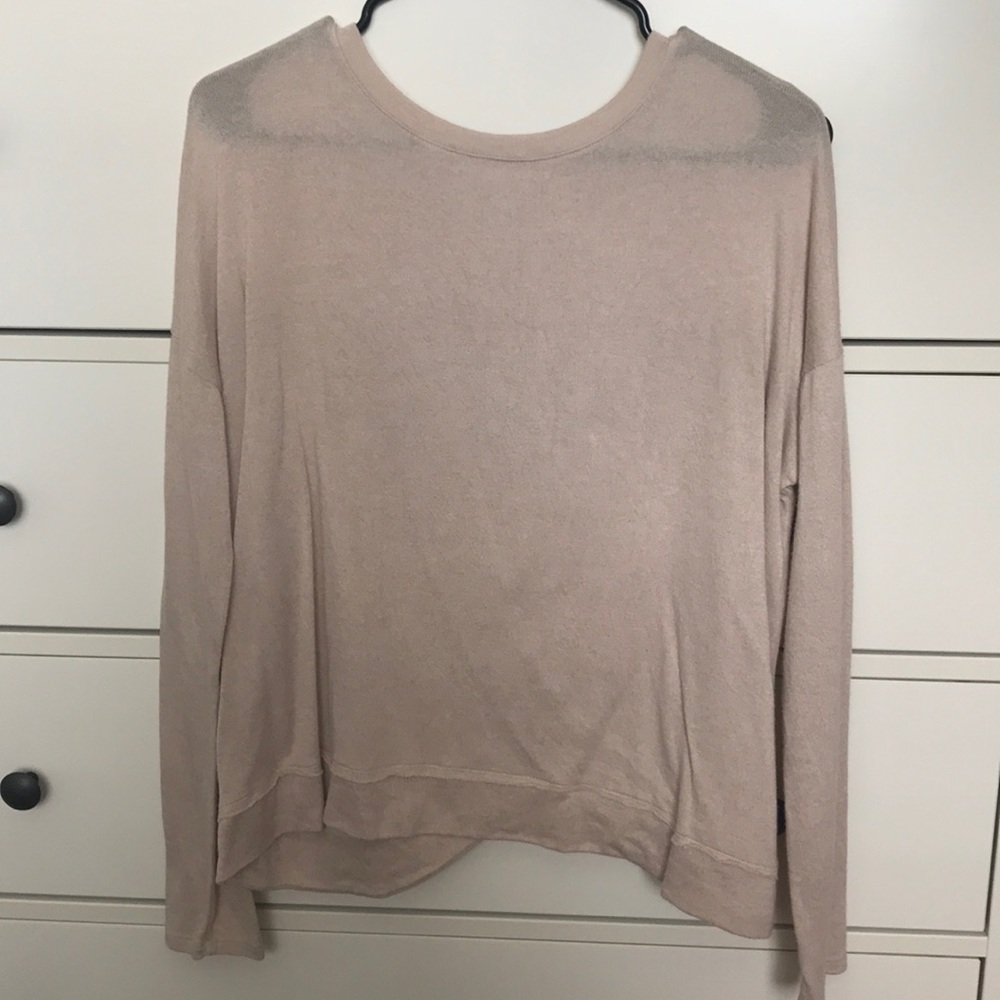 Cream Sweater with Layered back